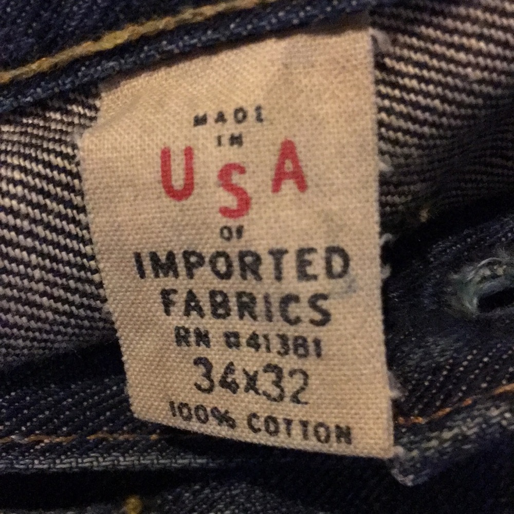 Vintage Double RRL Ralph Lauren Raw Denim - Picture 5 of 8
